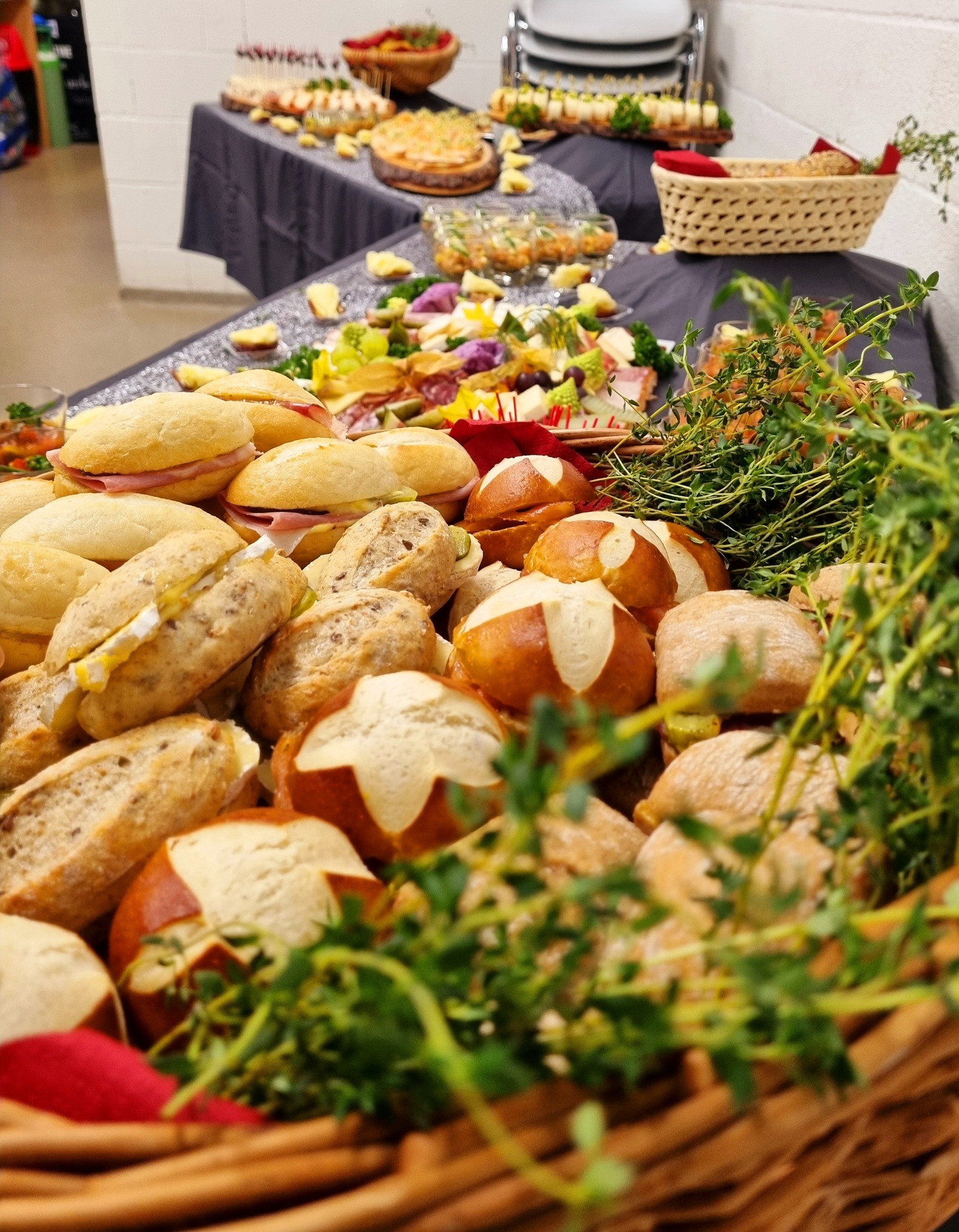 Buffet salé pour un événement
